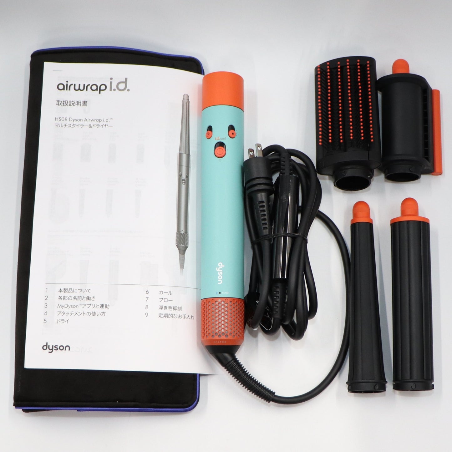 [中古(C)]  Dyson(ダイソン) Airwrap i.d.™マルチスタイラー&ドライヤー セラミックパティーナ/トパーズhs08-st　[可]