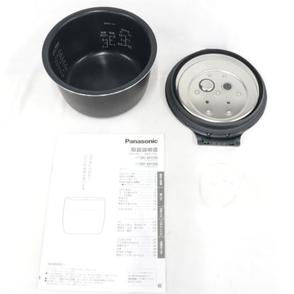[中古(B)] [5.5合炊き] パナソニック 可変圧力IHジャー炊飯器 SR-M10B  sr-m10b-k ブラック [良い]