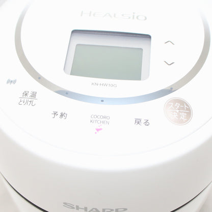 [中古(C)] シャープ ヘルシオ ホットクック KN-HW10G 1〜2人用 1.0L容量　kn-hw10g-b ホワイトkn-hw10g-b　[可]