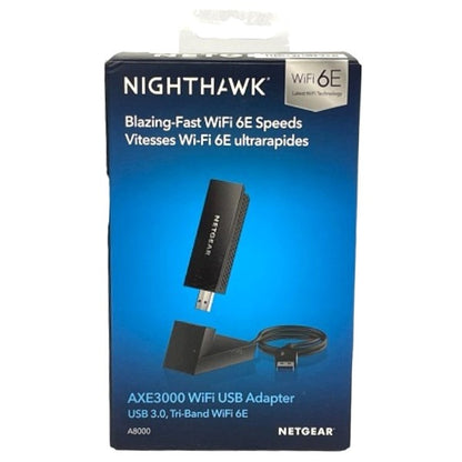 [中古(B)] ネットギア（NETGEAR） NighthawkトライバンドWiFi 6E USB3.0アダプター A8000 [良い]