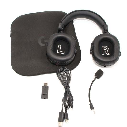 [中古(C)] ロジクール LIGHTSPEEDワイヤレスゲーミングヘッドセット PRO X 2 LIGHTSPEED G-PHS-005WL g-phs-005wlbk ブラックg-phs-005wlbk　[可]