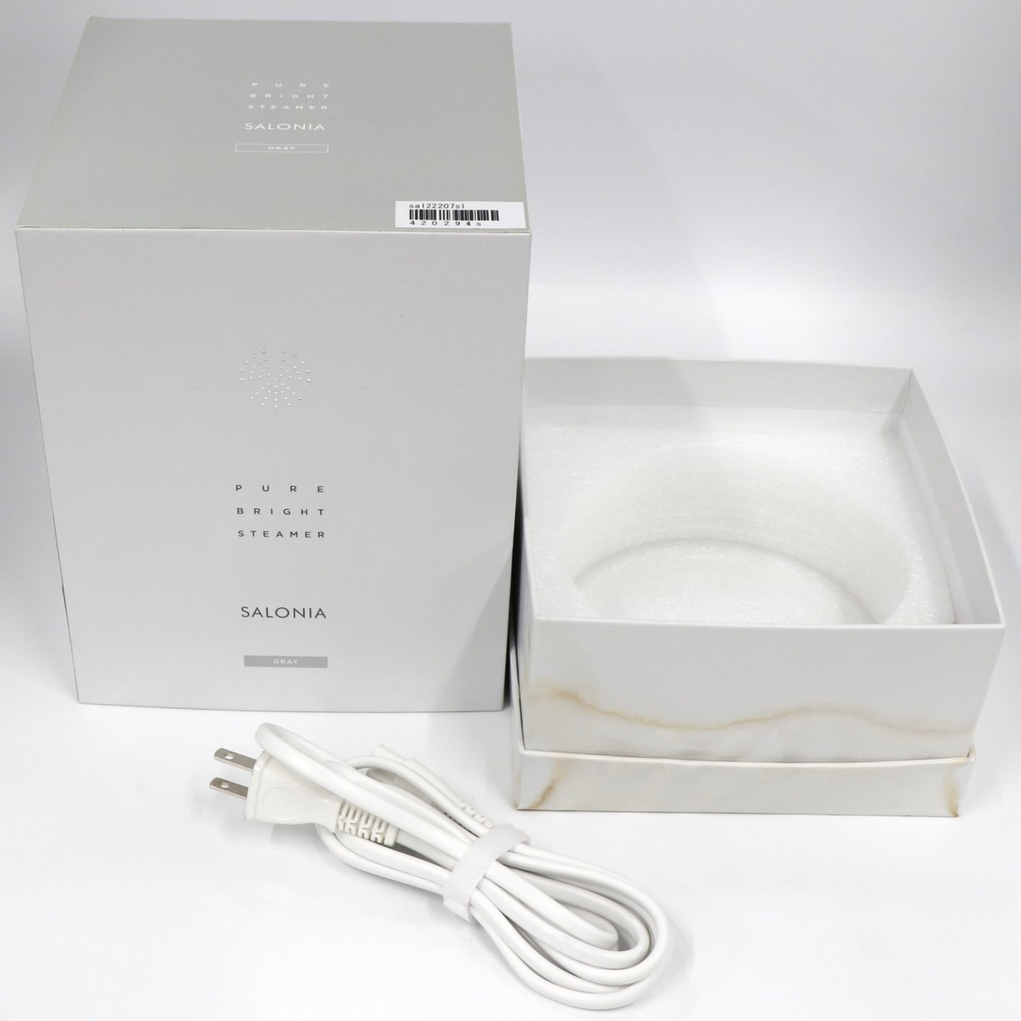 [中古(C)] SALONIA（サロニア）ピュアブライトスチーマー sal22207sl グレー 　[可]