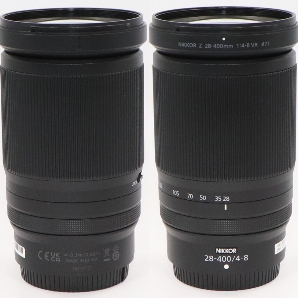 ニコン NIKKOR Z 28-400mm f/4-8 VR 高倍率ズームレンズ nikkor-z-28-400-f48-vr   整備済みアウトレット品 [中古(B)]