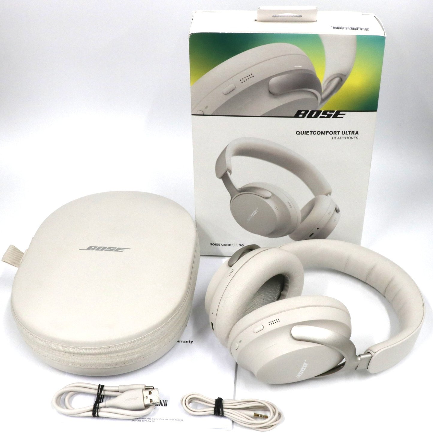 [中古(C)] Bose QuietComfort Ultra Headphones ワイヤレスヘッドホン qc-ultra-headphones-ws ホワイトスモーク[可]