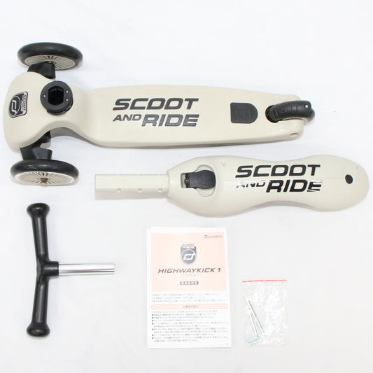 [中古(B)] スクート＆ライド ハイウェイキック 1 highwaykick-steel アッシュ [良い]
