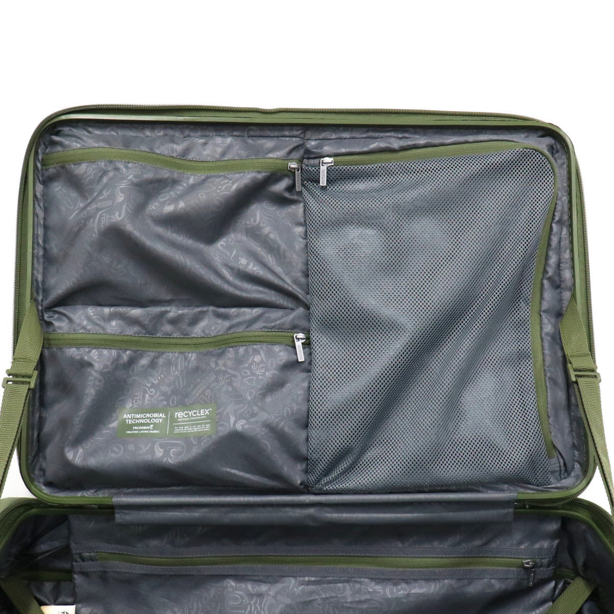 [8-10泊向けサイズ]AMERICAN TOURISTER CURIO スピナー75 エキスパンダブル 98L/拡張時114L ハードスーツケース americantourister-curio75-kh  カーキ 整備済みアウトレット品 [中古(C)]