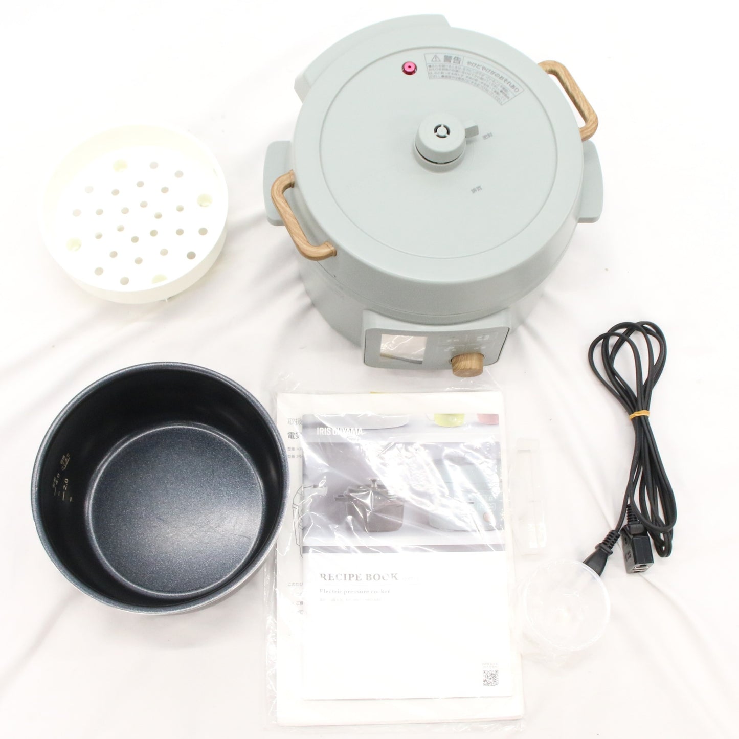 [中古(B)] アイリスオーヤマ 電気圧力鍋 3.0L グリーン KPC-MB3-G グリーン [良い]