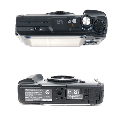 OM SYSTEM 防水カメラ Tough TG-7 コンパクトデジタルカメラ　tg-7-b  ブラック 整備済みアウトレット品 [良い(B)]