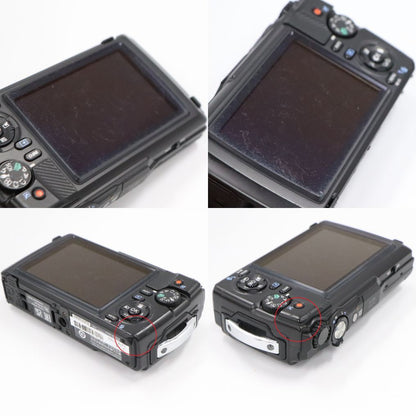 OM SYSTEM 防水カメラ Tough TG-7 コンパクトデジタルカメラ　tg-7-b  ブラック 整備済みアウトレット品 [中古(C)]