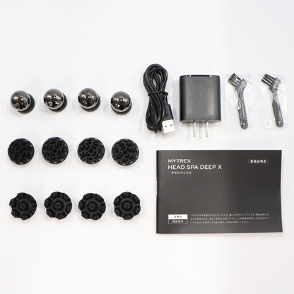 MYTREX(マイトレックス) HEAD SPA DEEP X ヘッドスパ 美顔器　mt-hsdx-24b-b   整備済みアウトレット品 [中古(C)]