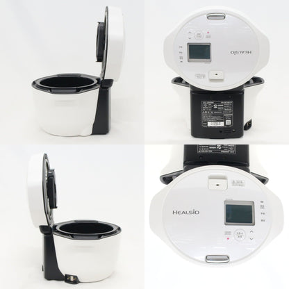 [ジャンク] シャープ ヘルシオ ホットクック KN-HW16G 2〜4人用 1.6L容量　kn-hw16g-w ホワイト[難あり(D)]