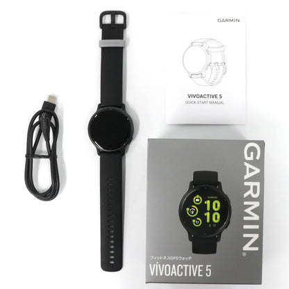 [中古(C)] ガーミン(GARMIN) vivoactive 5 フィットネスGPSウォッチ ブラック vivoactive-5[可]