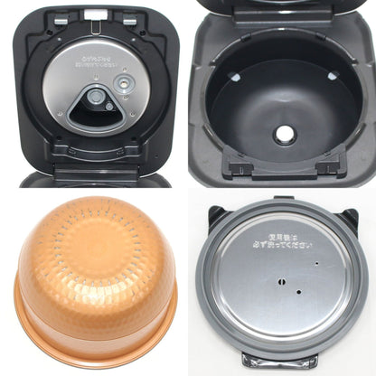 [中古(B)] [5.5合炊き] 東芝 炎匠炊き RC-10HGW 真空圧力IH 炊飯器　rc-10hgw-gw グランホワイト [良い]
