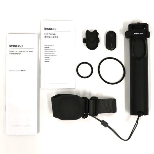 Insta360 折りたたみ式内蔵三脚付き自撮り棒リモコンキット（1/4インチマウント） cinseave   整備済みアウトレット品 [中古(A)]