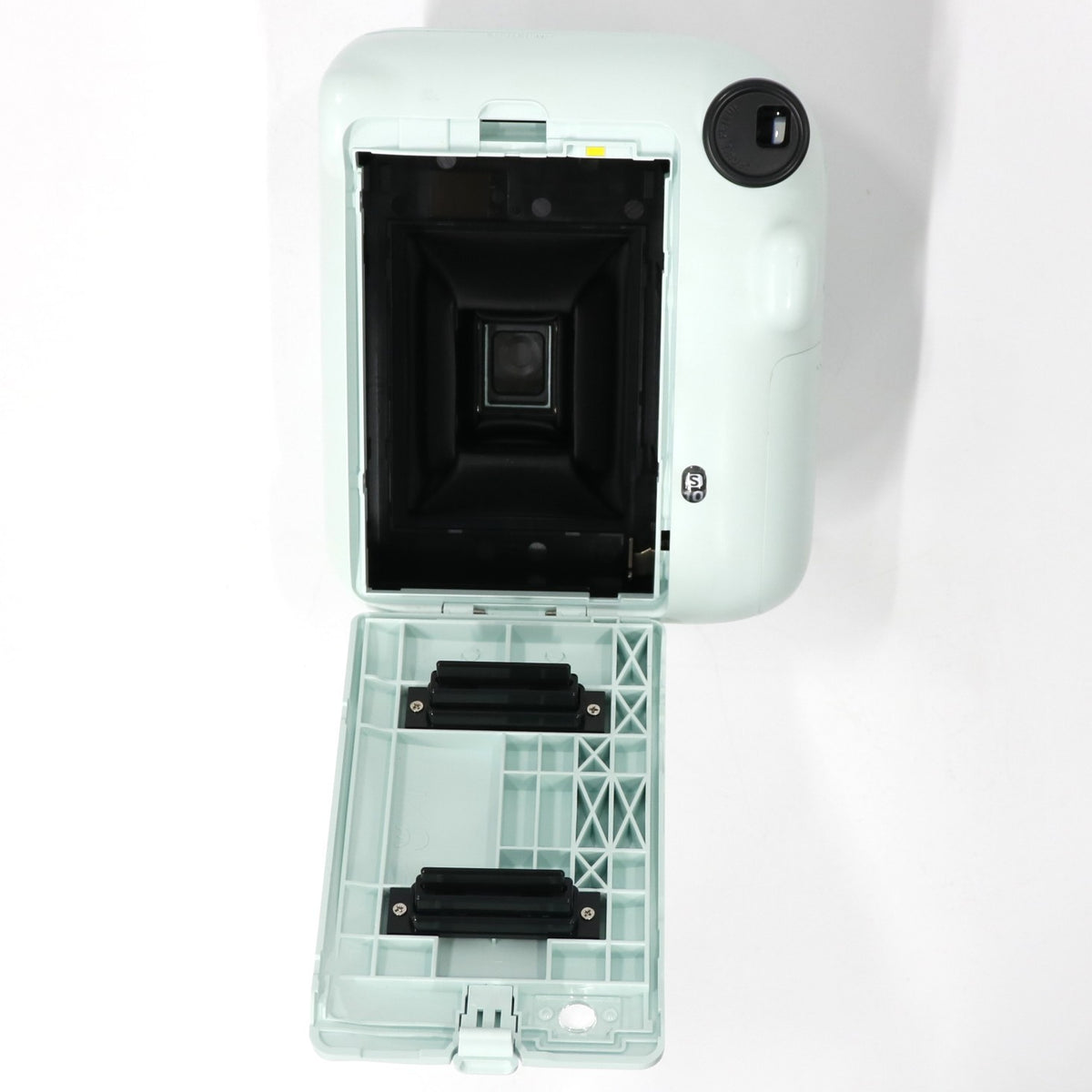 富士フイルム instax mini 12 インスタントカメラ チェキ instax-mini12-gr  ミントグリーン ジャンク品 [難あり(D)]