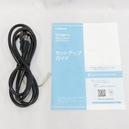 [中古(B)] CANON(キヤノン) Satera MF273dw A4モノクロレーザープリンター複合機 自動原稿送り装置(ADF) mf273dw  [良い]