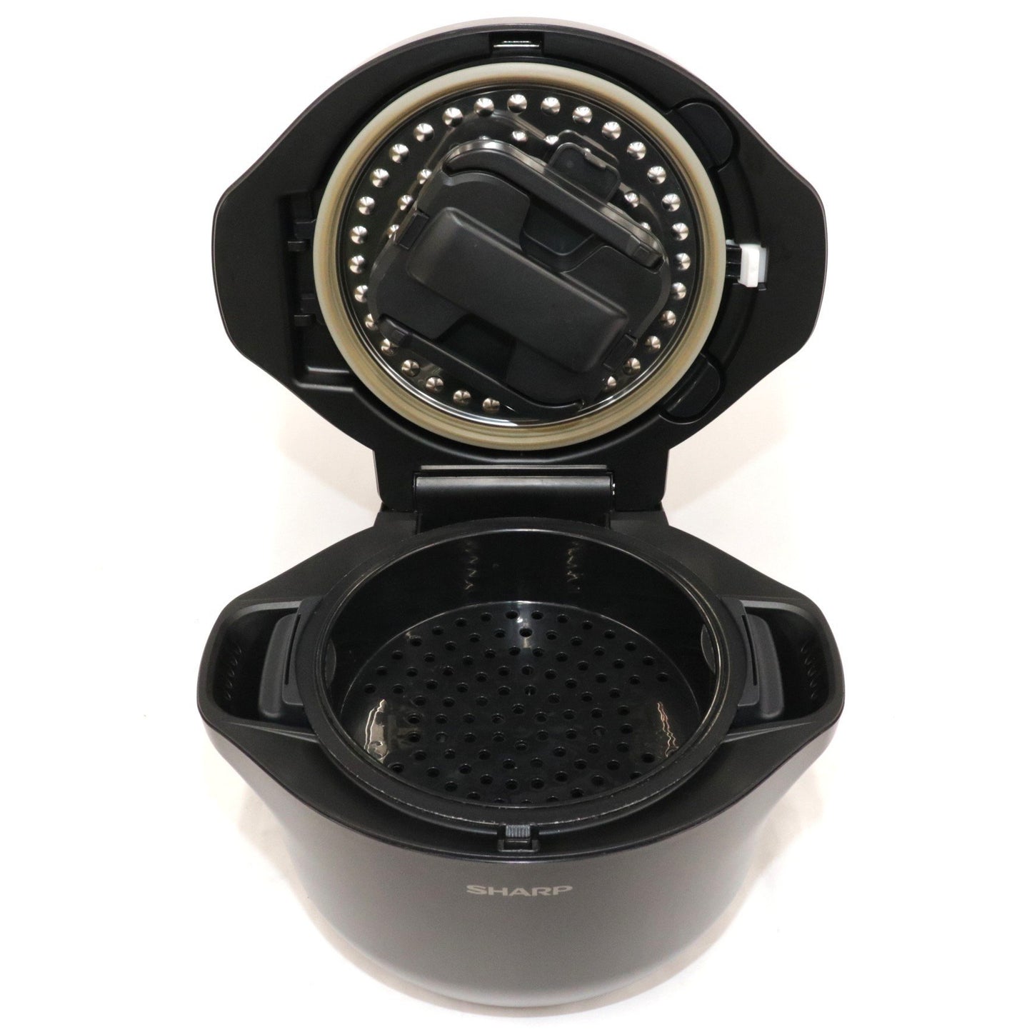 [中古(C)] シャープ ヘルシオ ホットクック KN-HW24G 2〜6人用 2.4L容量 kn-hw24g-b ブラックkn-hw24g-b　[可]