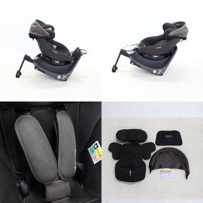 コンビ クルムーヴ コンパクト R129 エッグショック JS チャイルドシート (ISOFIX固定 / R129適合) 4972990196727  ブラウン 整備済みアウトレット品 [中古(C)]