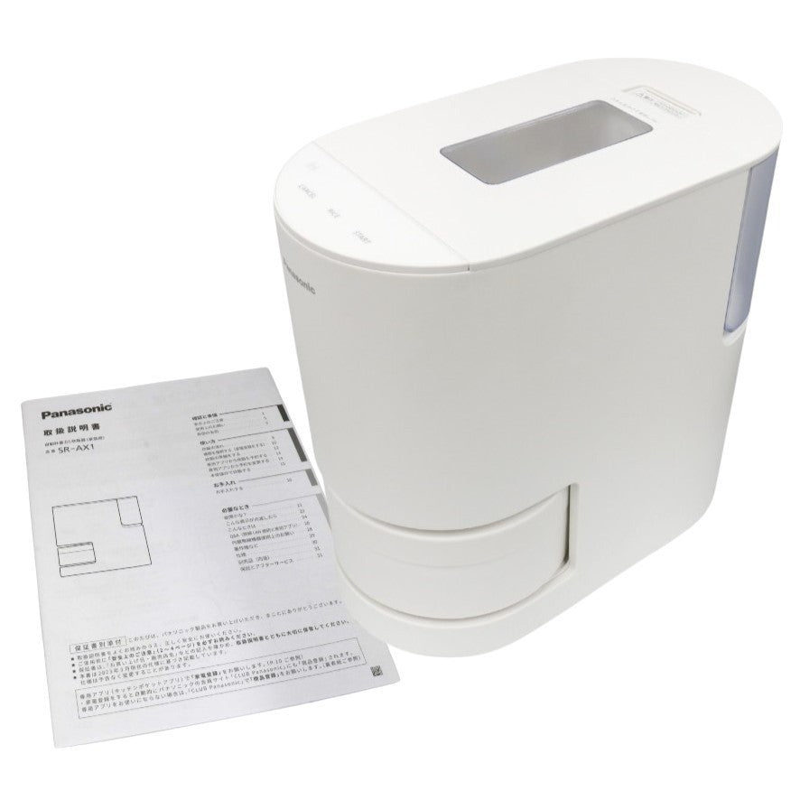 [中古(B)] [2.0合]パナソニック 自動計量IH炊飯器 SR-AX1　sr-ax1-w  [良い]