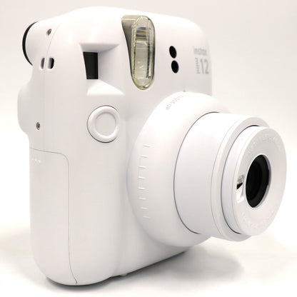 富士フイルム instax mini 12 インスタントカメラ チェキ instax-mini12-wh  クレイホワイト ジャンク品 [難あり(D)]
