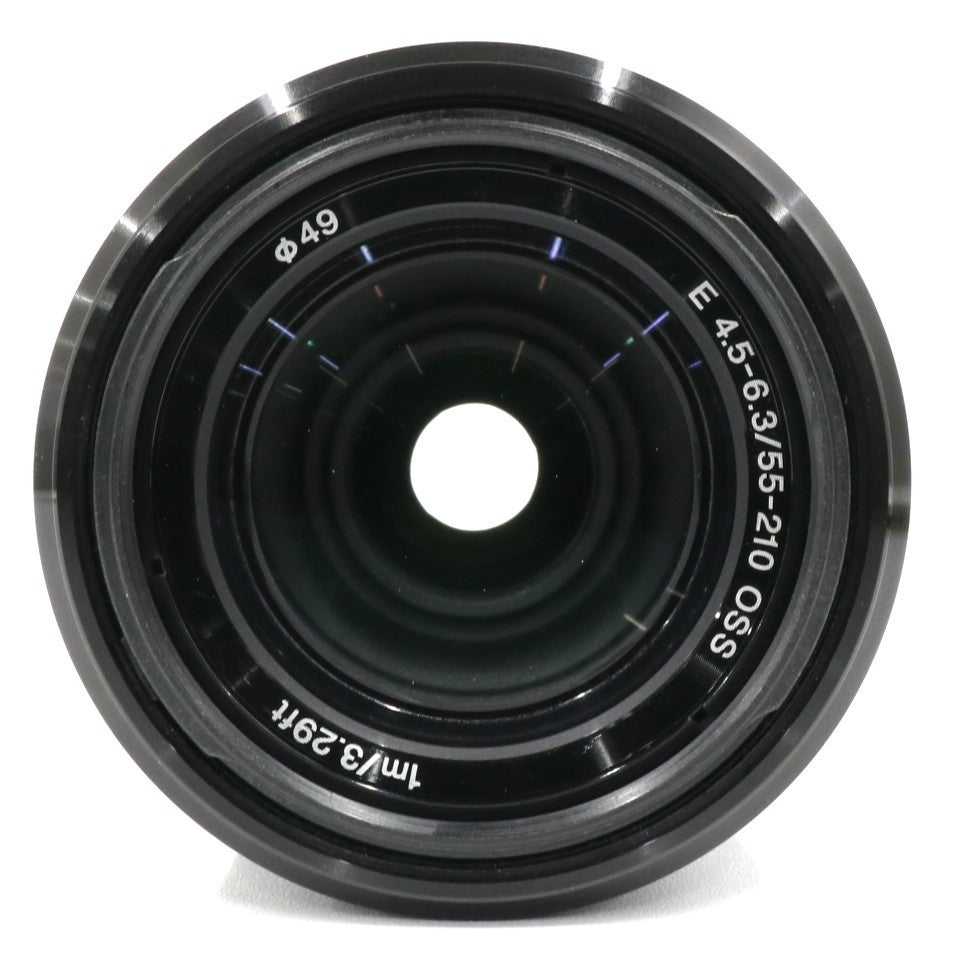 [ジャンク] ソニー E 55-210mm F4.5-6.3 OSS SEL55210 望遠ズームレンズ sel55210-b ブラック[難あり(D)]