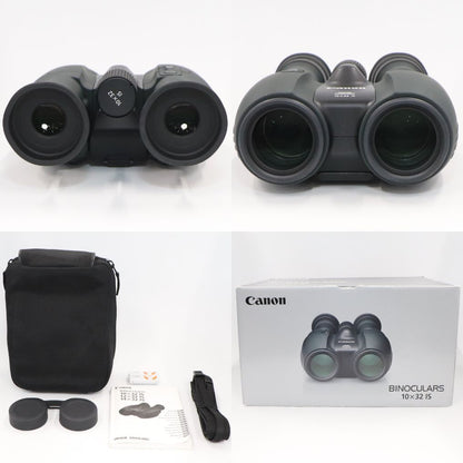 [倍率10倍]Canon IS BINOCULARS 10×32 コンサート・ライブ向け 防振双眼鏡　canon-binoculars-1032   整備済みアウトレット品 [中古(C)]
