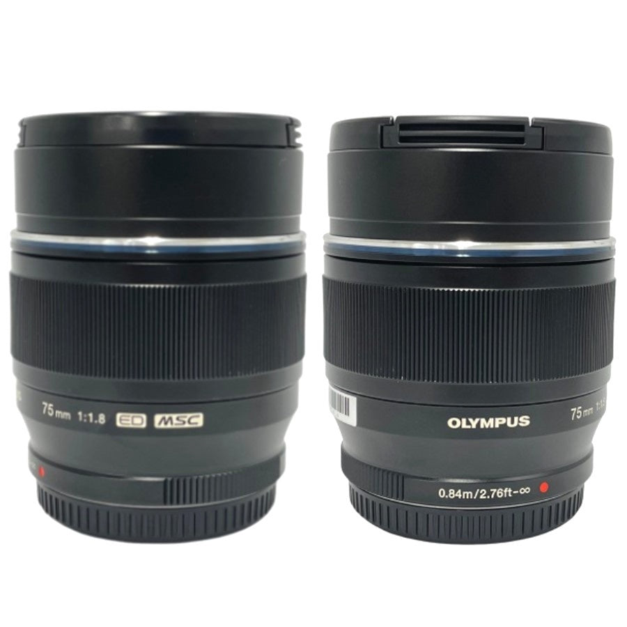 [中古(B)] OLYMPUS M.ZUIKO DIGITAL ED 75mm F1.8 単焦点レンズ ブラック [良い]