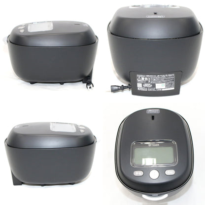 [中古(C)] [5.5合炊き] タイガー魔法瓶 土鍋ご泡火炊き JRX-T100 土鍋圧力IH式 炊飯器　jrx-t100kt コスモブラックjrx-t100kt　[可]