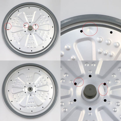[ジャンク] siroca 自動減圧機能付き電気圧力鍋 おうちシェフPRO L SP-5D151ホワイト　sp-5d151-w[難あり(D)]