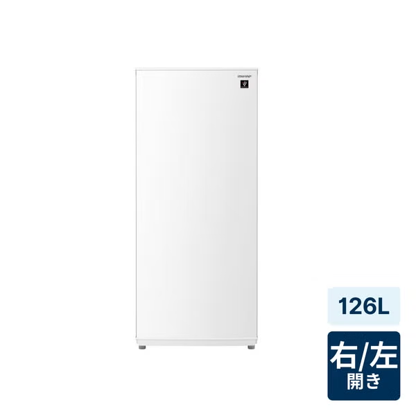 【特殊配送】【特殊配送】[126L] [左右開き対応]シャープ つけかえどっちもドア FJ-HF13H-W プラズマクラスター 冷凍冷蔵庫 ホワイト fj-hf13h  ホワイト 整備済みアウトレット品 [中古(B)]