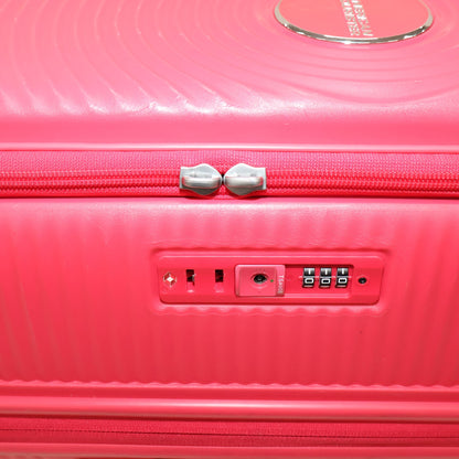 [8-10泊向けサイズ]AMERICAN TOURISTER CURIO スピナー75 エキスパンダブル 98L/拡張時114L ハードスーツケース americantourister-curio75-2-rb  ラズベリー 整備済みアウトレット品 [中古(C)]