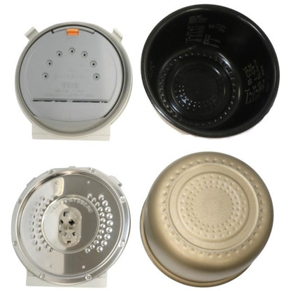[中古(B)] [5.5合炊き] 日立 ふっくら御膳 RZ-V100GM 圧力＆スチームIHジャー炊飯器 沸騰鉄釜 rz-v100gm-w フロストホワイト [良い]