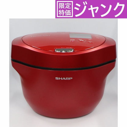 [ジャンク] シャープ ヘルシオ ホットクック KN-HW24G 2〜6人用 2.4L容量 レッド[難あり(D)]