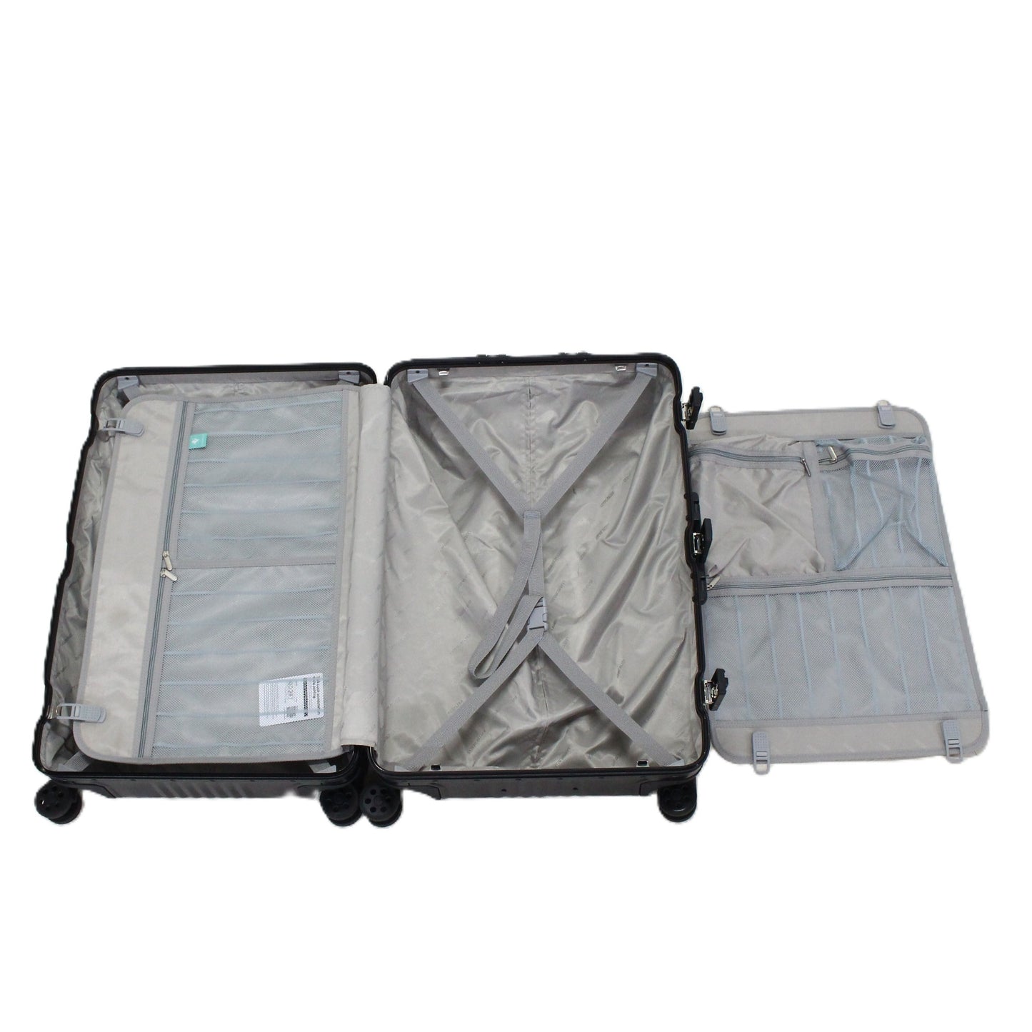 [中古(C)] [5-8泊向けサイズ]LEGEND WALKER 1510 88L アルミ製ハードスーツケース 1510-70-bk ブラック [可]