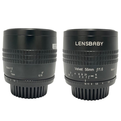 [中古(B)] Lensbaby Velvet ベルベット 56mm F1.6 (Nikon Fマウント) [良い]