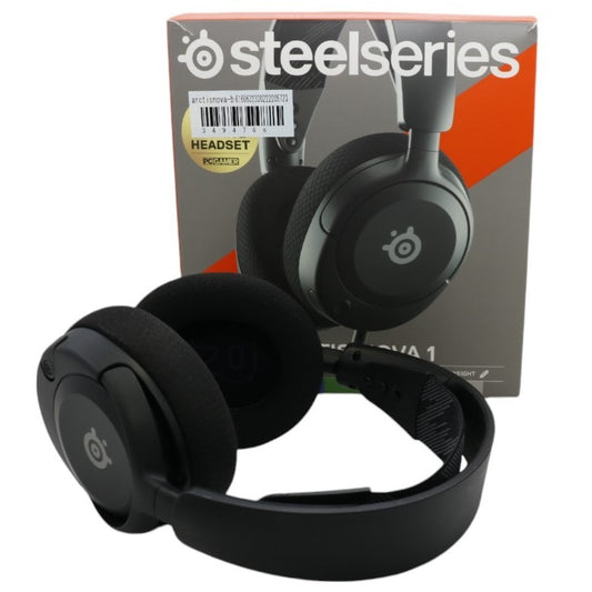 [中古(A)] スティールシリーズ(SteelSeries) Arctis Nova 1 ゲーミングヘッドホン  ブラック[非常に良い]