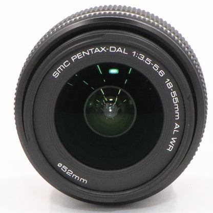 [中古(B)] リコー smc PENTAX-DA 18-55mm F3.5-5.6AL WR 標準ズームレンズ ブラック smcpentax-da18-55 [良い]