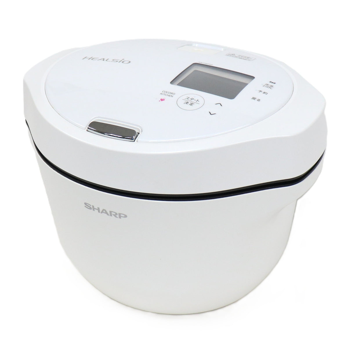 シャープ ヘルシオ ホットクック KN-HW24G 2〜6人用 2.4L容量　kn-hw24g-w  ホワイト 整備済みアウトレット品 [中古(C)]