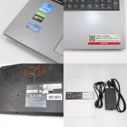FRONTIER(フロンティア) ゲーミングノートパソコン FRLNA712/C frlna712-c   整備済みアウトレット品 [良い(B)]