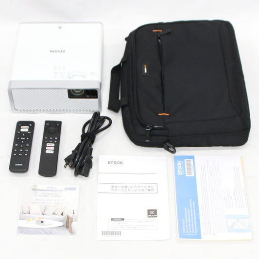 [中古(B)] エプソン dreamio EF-100WATV ホームプロジェクター ホワイト　ef-100watv  [良い]