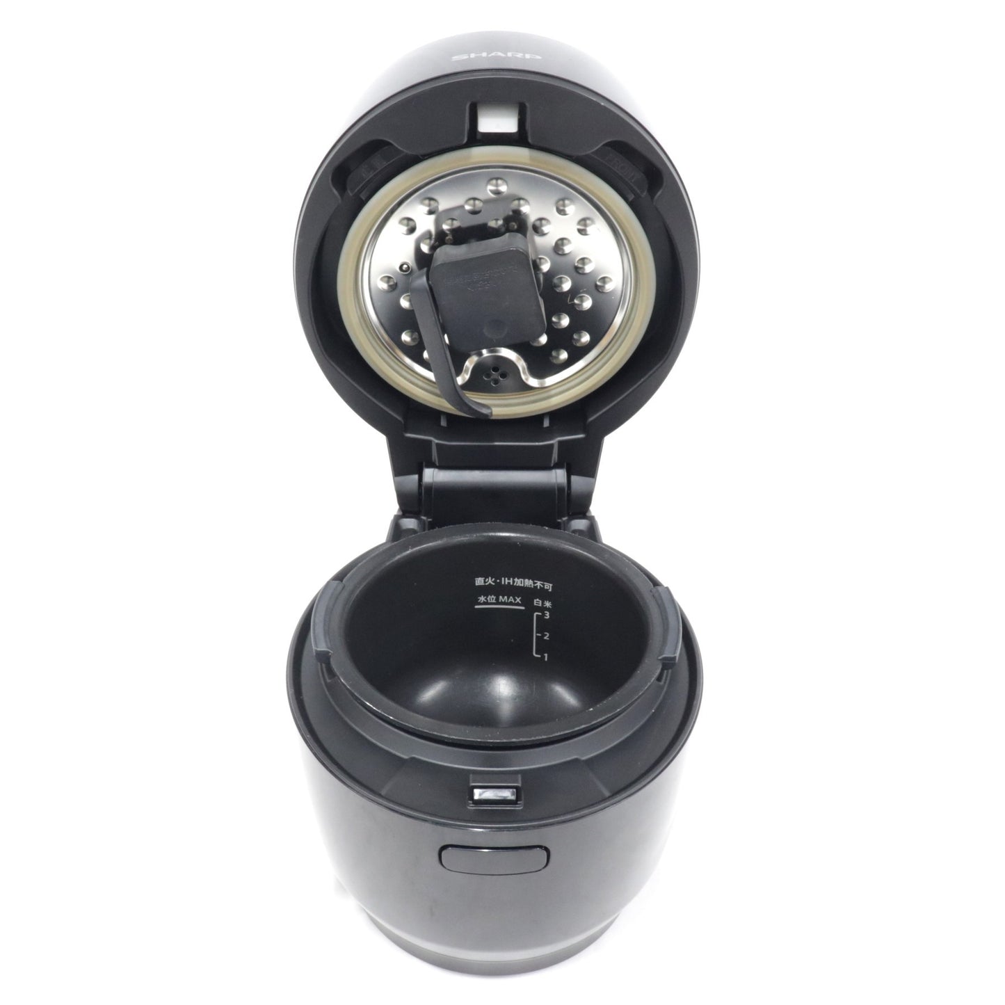 [中古(C)] シャープ ヘルシオ ホットクック 電気調理鍋 無水鍋 1.0L 1~2人用 ブラック KN-HW10G-B kn-hw10g-b ブラック [可]