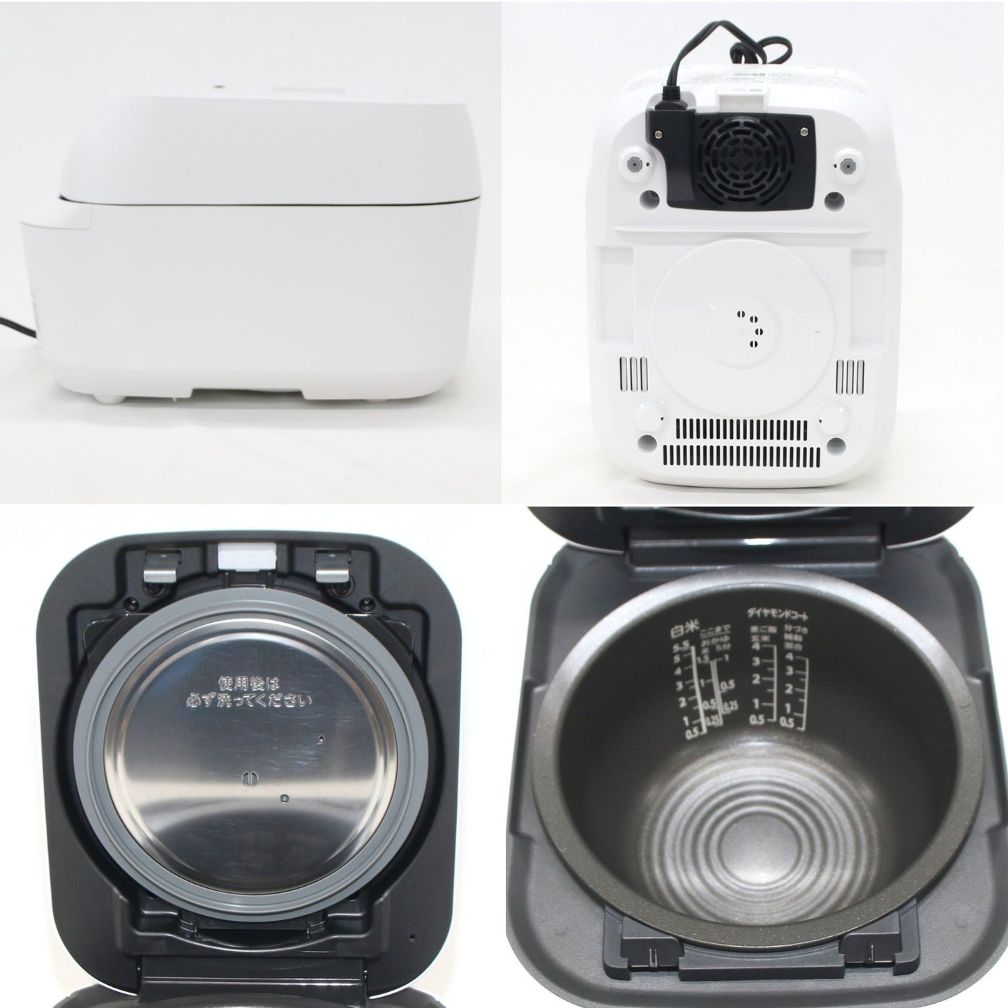 [中古(B)] [5.5合炊き] 東芝 炎匠炊き RC-10HGW 真空圧力IH 炊飯器　rc-10hgw-gw グランホワイト [良い]