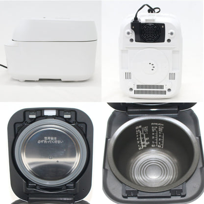 [中古(B)] [5.5合炊き] 東芝 炎匠炊き RC-10HGW 真空圧力IH 炊飯器　rc-10hgw-gw グランホワイト [良い]