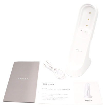 STELLA BEAUTE(ステラ ボーテ) レーザー&EMSリフトブラシ PRO 2.0 サントリーニホワイト sb-lep02-w 整備済みアウトレット品 [良い(B)]