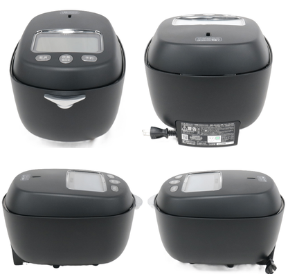 [中古(C)] [3.5合炊き] タイガー魔法瓶 土鍋ご泡火炊き JRX-G060 土鍋圧力IH式 炊飯器 jrx-g060kg エボニーブラックjrx-g060kg　[可]