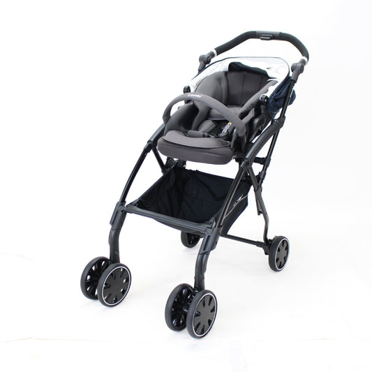 [中古(B)] コンビ ベビーカー AttO type-S ネイビー NB [良い]