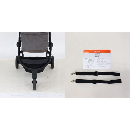 [中古(B)] コンビ ペット用カート ルルテイル マウナロアブラック×グレージュ [良い]