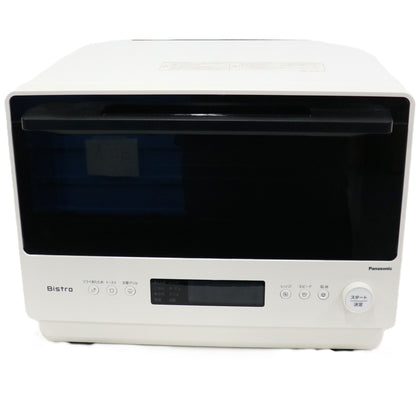 [26L]パナソニック ビストロ NE-BS5D オーブンレンジ　ne-bs5d-w  オフホワイト 整備済みアウトレット品 [良い(B)]