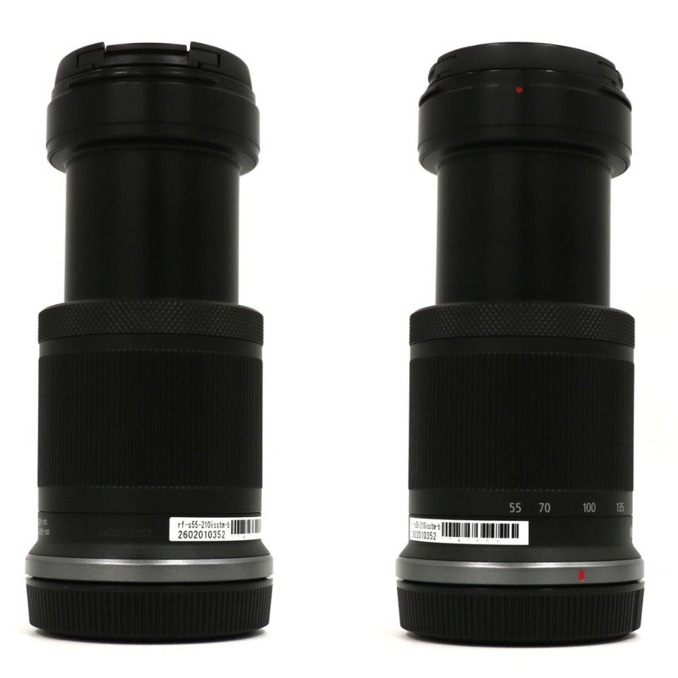 CANON RF-S55-210mm F5-7.1 IS STM 望遠ズームレンズ rf-s55-210isstm-b  ブラック 整備済みアウトレット品 [中古(B)]