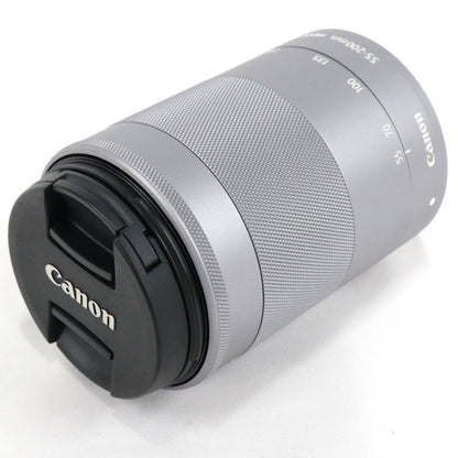 [中古(C)] CANON EF-M 55-200mm F4.5-6.3 IS STM 望遠ズームレンズ ef-m55-200-sl ef-m55-200-sl　[可]